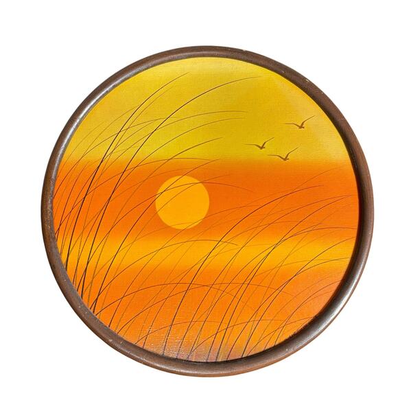 Beach Grass (Gold) Joanne Scott Vintage Limited Edition Signed Lithograph - 1978 - Picture 1 of 9